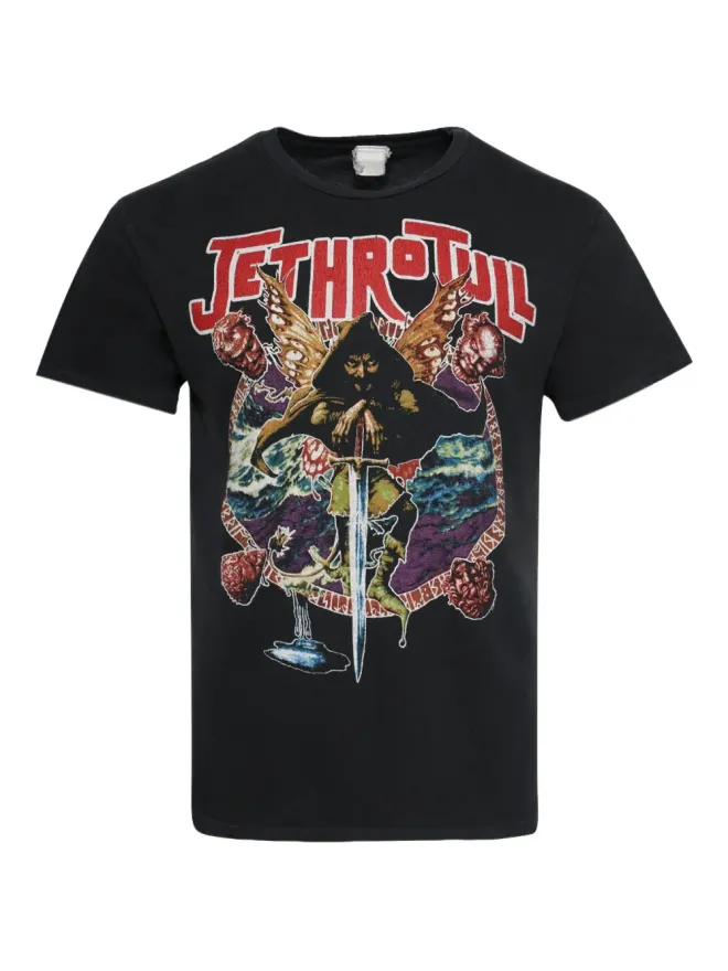 Madeworn MadeWorn Jethro Tull-graphic cotton T-shirt - Blackの商品画像