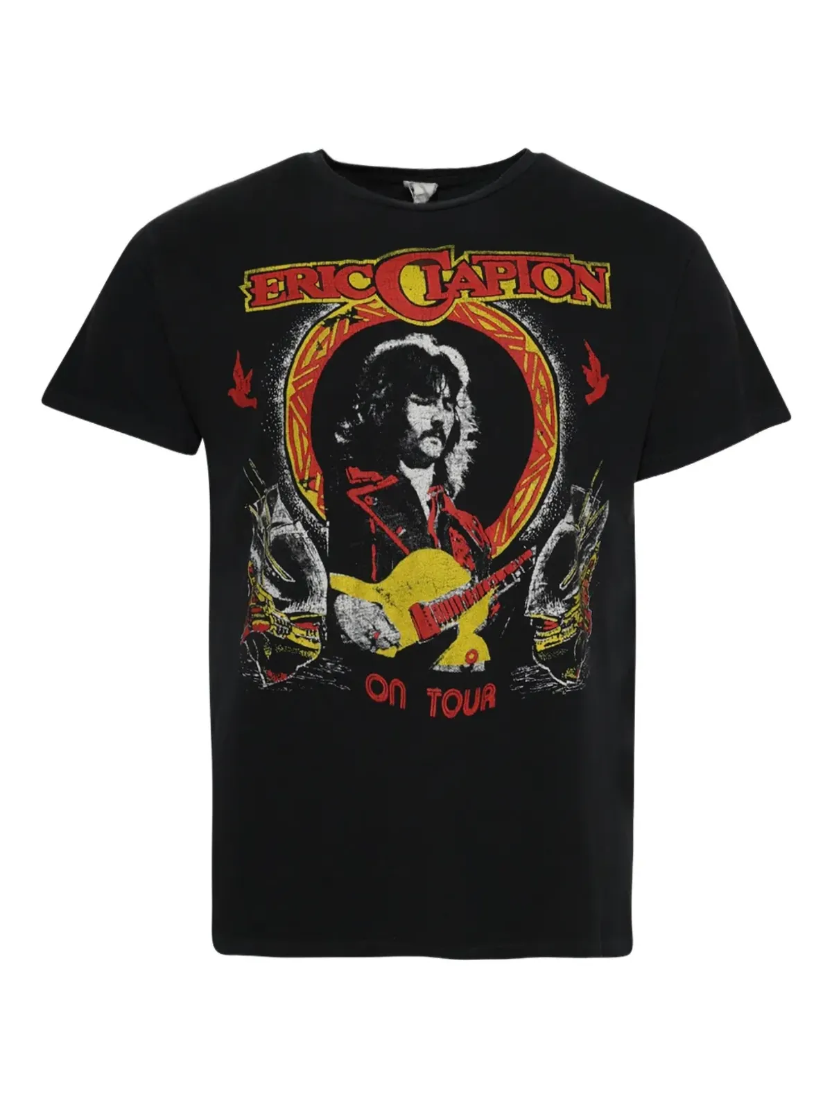 MadeWorn ERIC CLAPTON ON TOUR-グラフィックTシャツ（ブラック） - 画像1