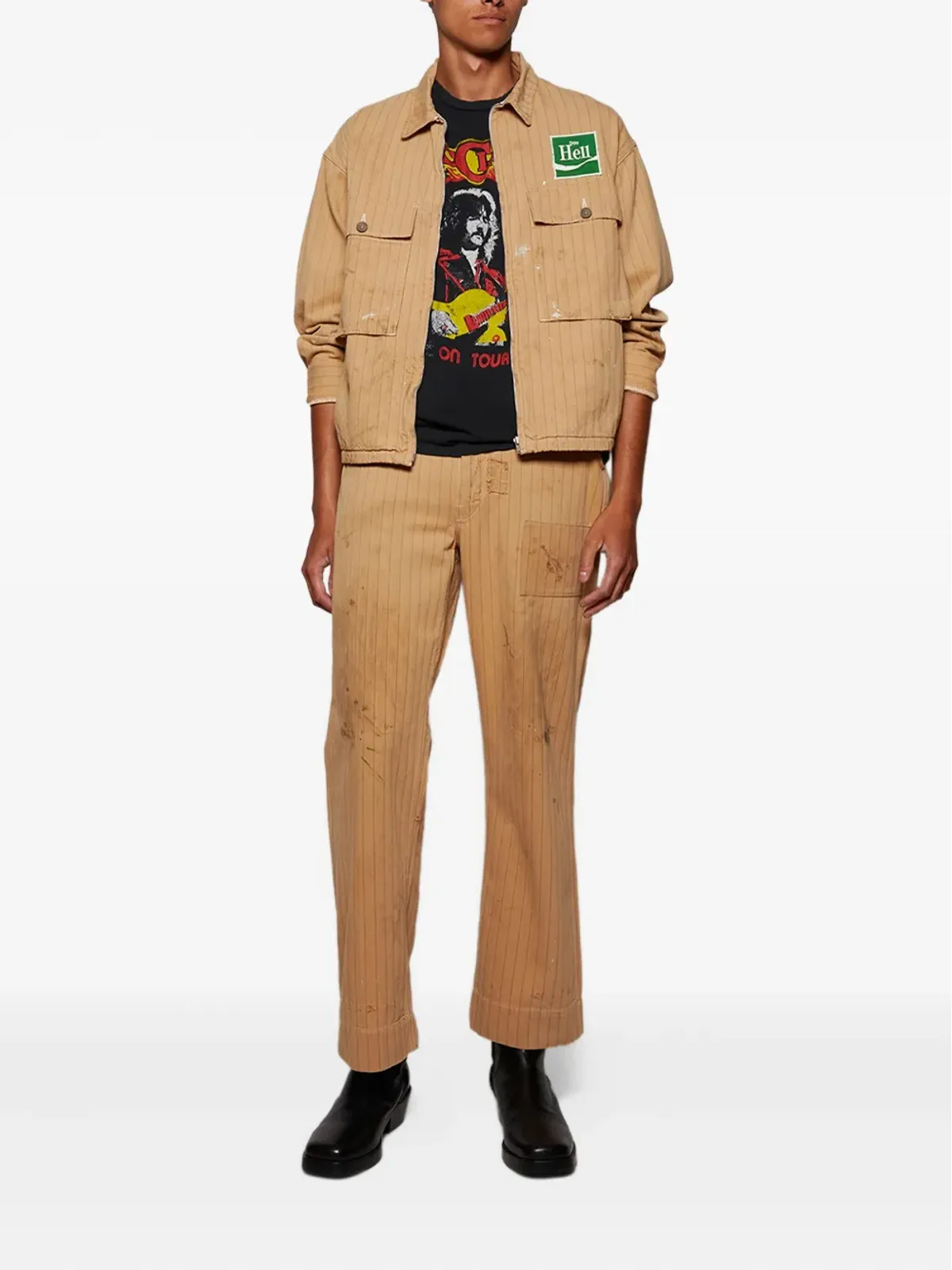 MadeWorn ERIC CLAPTON ON TOUR-グラフィックTシャツ（ブラック） - 画像2