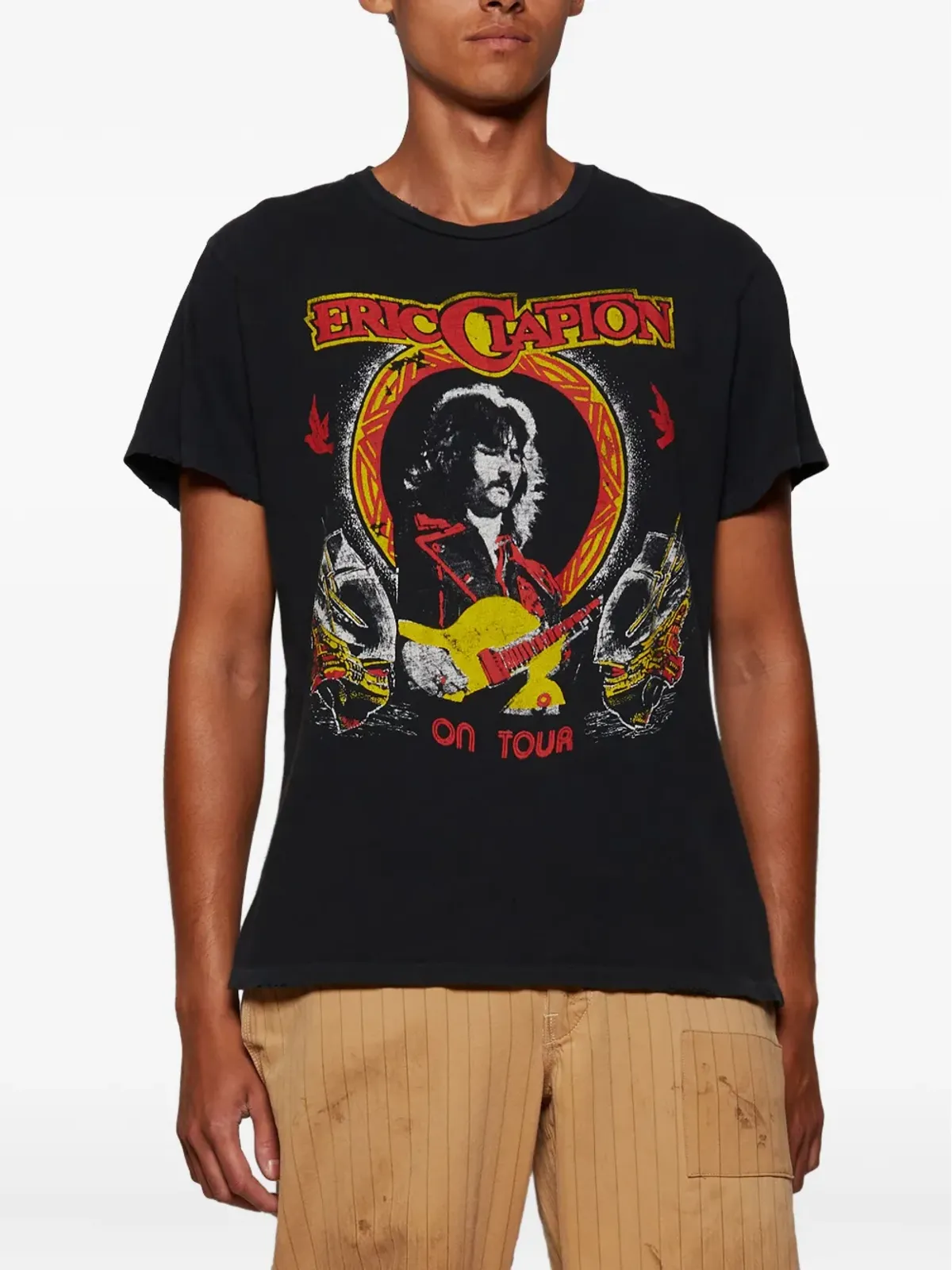 MadeWorn ERIC CLAPTON ON TOUR-グラフィックTシャツ（ブラック） - 画像3
