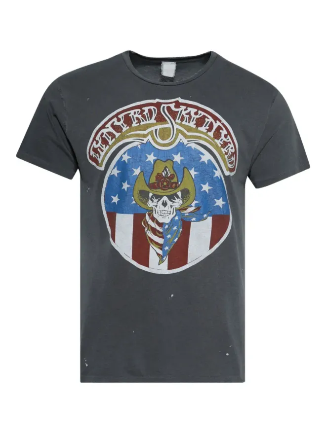 Madeworn MadeWorn lynyrd skynyrd skull T-shirt - Greyの商品画像
