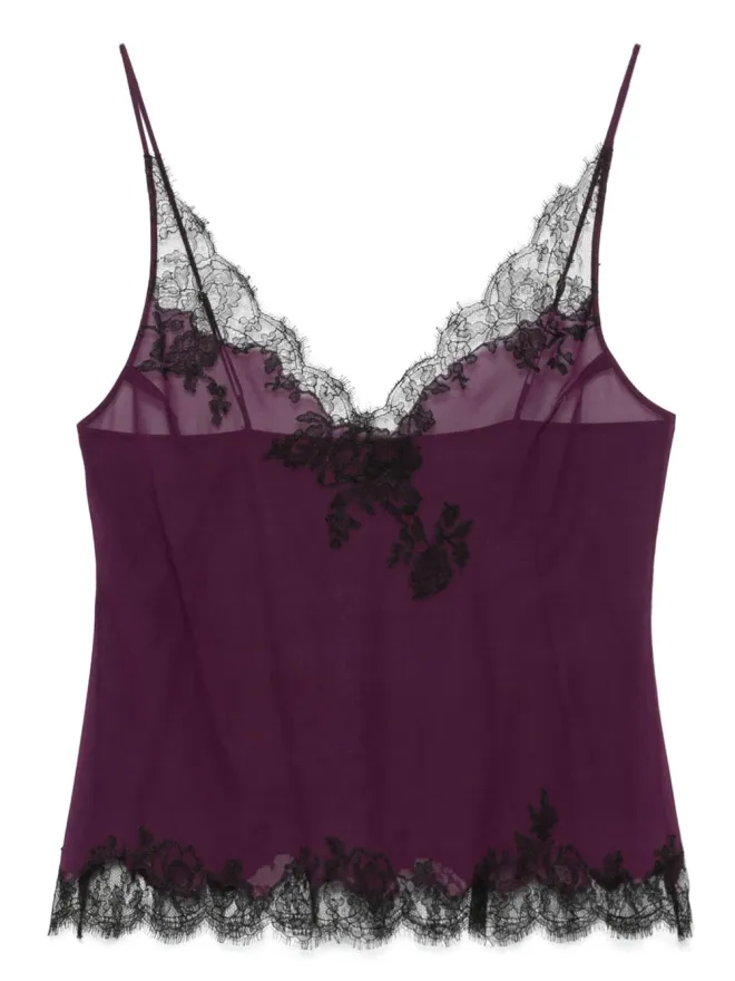 Carine Gilson Carine Gilson Calais-Caudry スリップキャミソールの商品画像