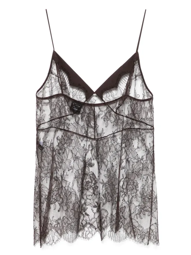 Carine Gilson Carine Gilson レースキャミソールの商品画像