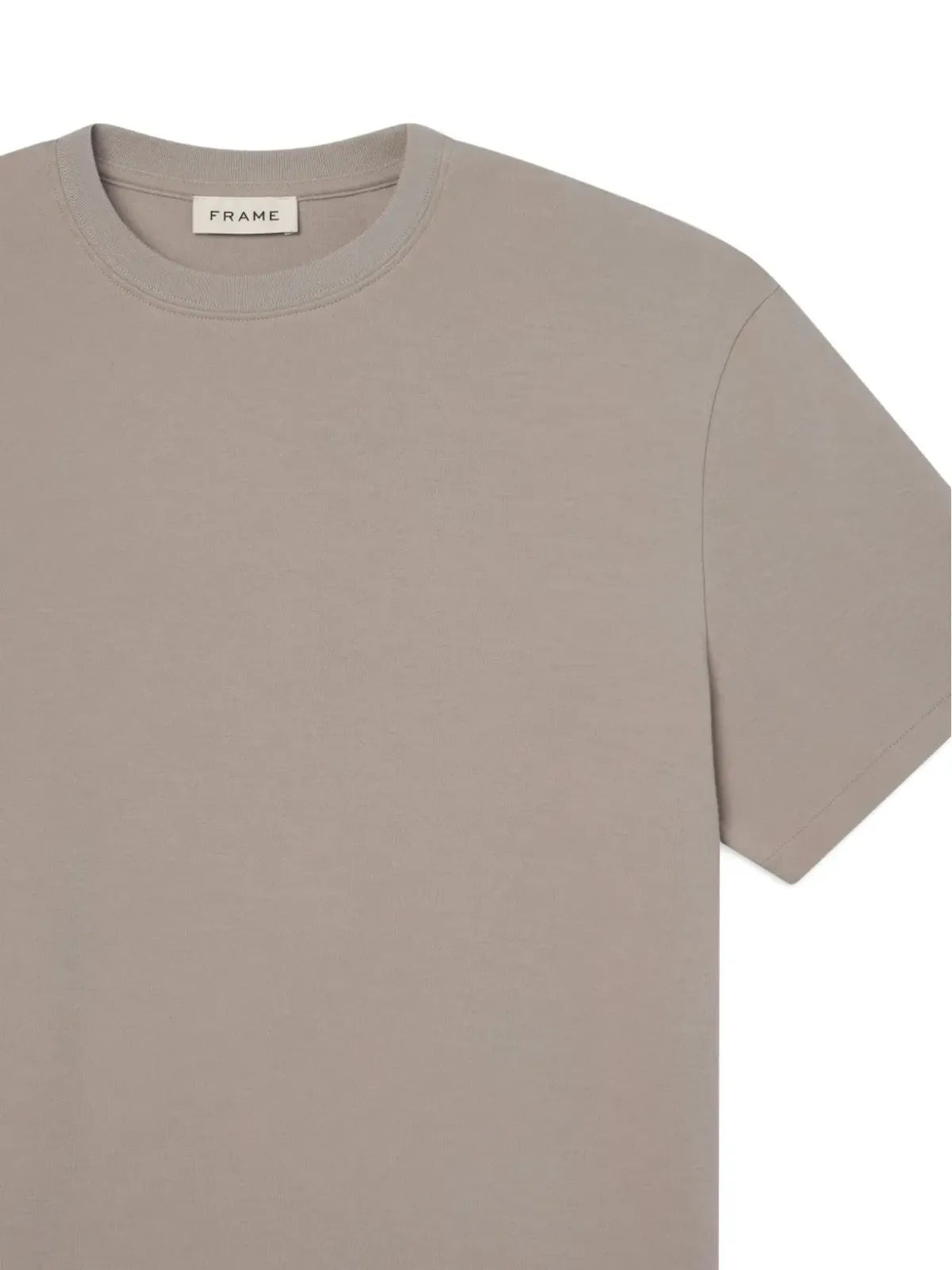 FRAME クルーネック半袖Tシャツ - ニュートラル系カラー - 画像3