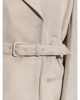 Emporio Armani ベルト付きジャケット - ネュートラルカラー - サムネイル5