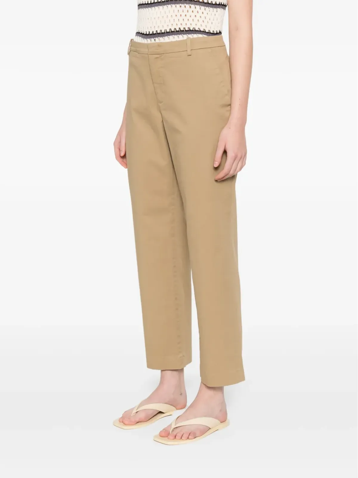 Vince コットン チノパンツ - ニュートラルカラー - 画像3