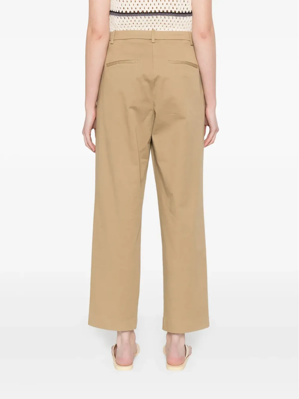 Vince コットン チノパンツ - ニュートラルカラー - 画像4