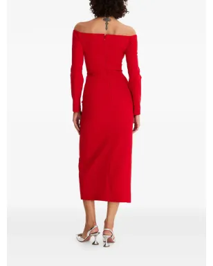 MOOS STUDIO オフショルダーミディドレス - サムネイル3