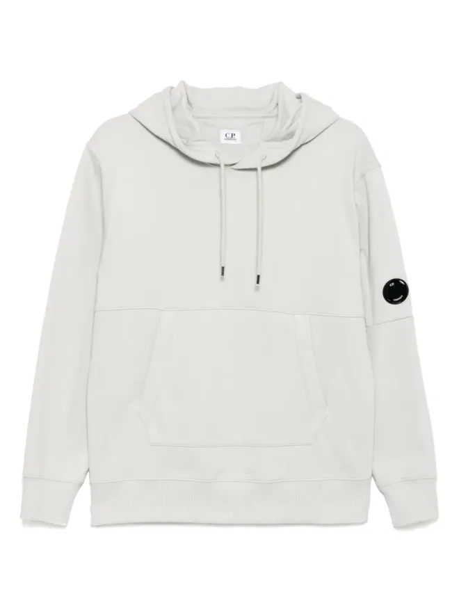 C.P. Company C.P. Company 斜めデザインの立体感フリースフーディ - グレーの商品画像