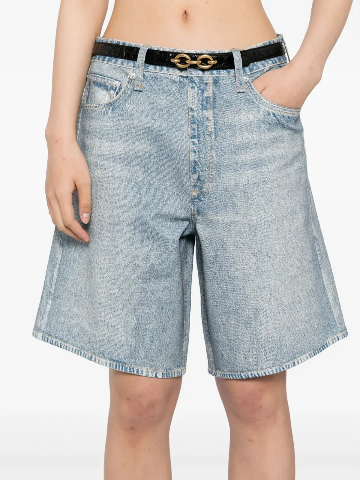rag & bone ミラマー ポンテ マッケナ ショートパンツ - 画像5