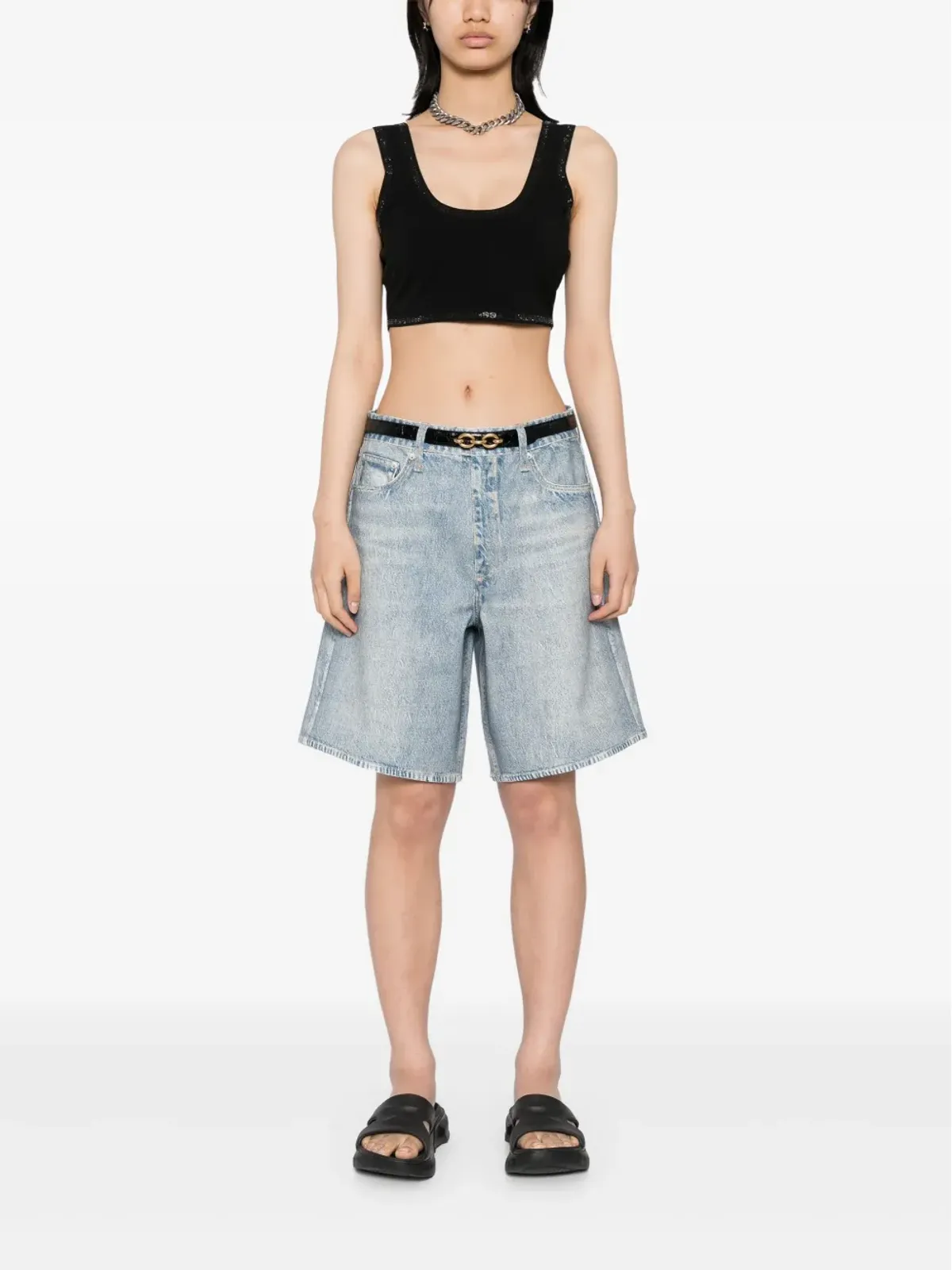rag & bone ミラマー ポンテ マッケナ ショートパンツ - 画像2