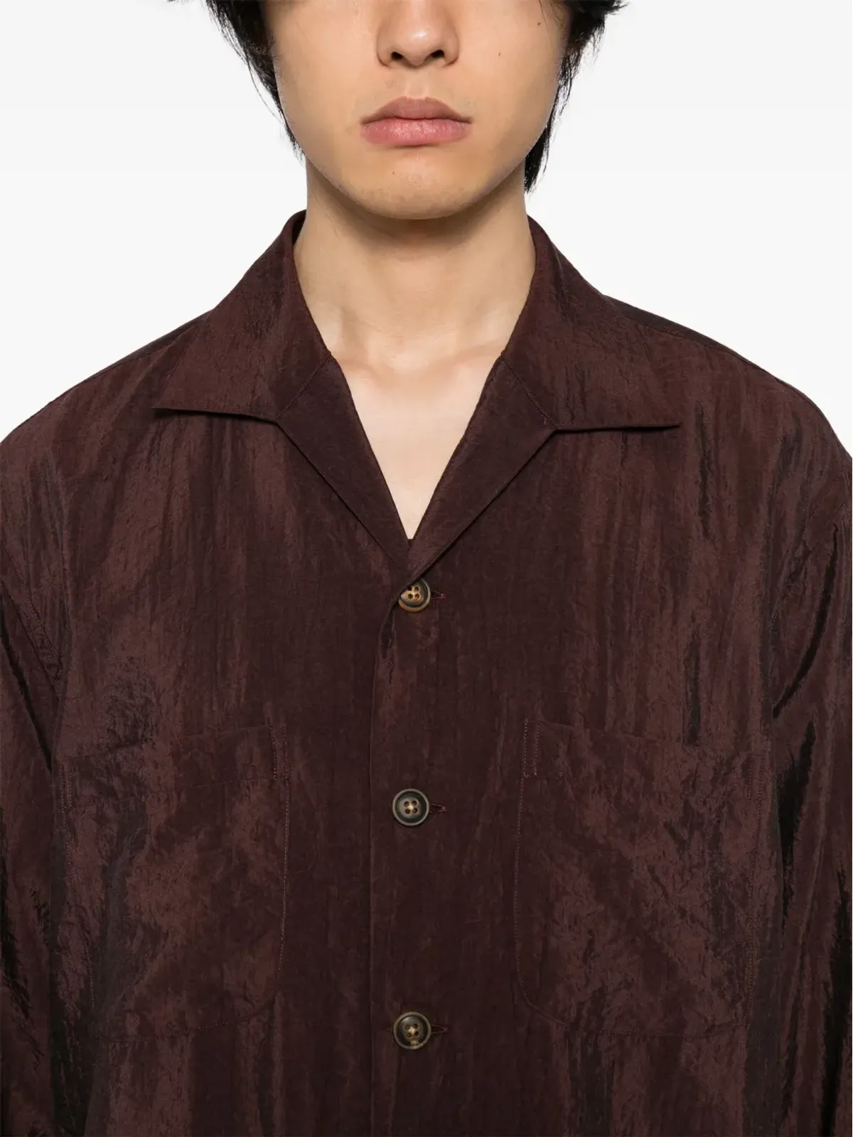 CALMLENCE クラシック開襟シャツ - 画像5