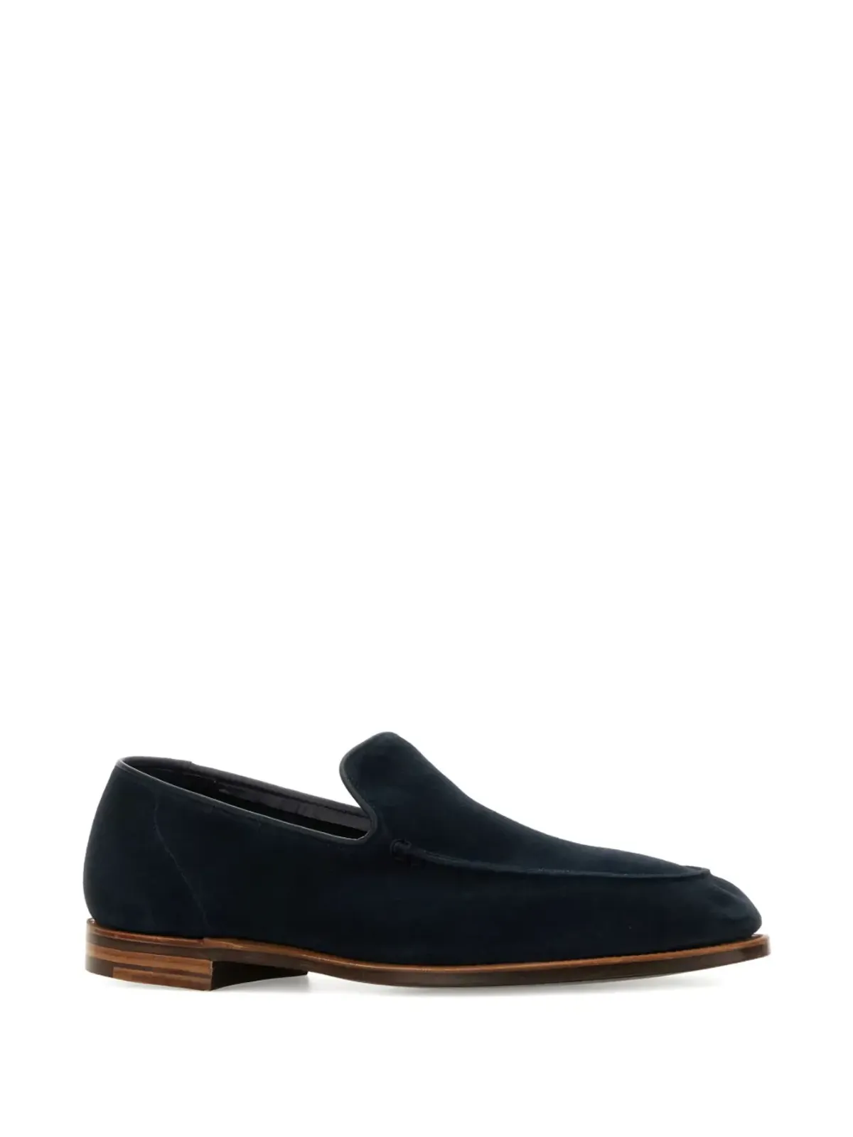 Crockett & Jones サルコーム スウェード ローファー - 画像2