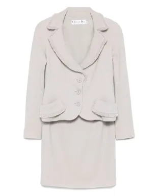 Christian Dior ビンテージ 2010年代 バスケット織りスーツ - グレー - サムネイル1