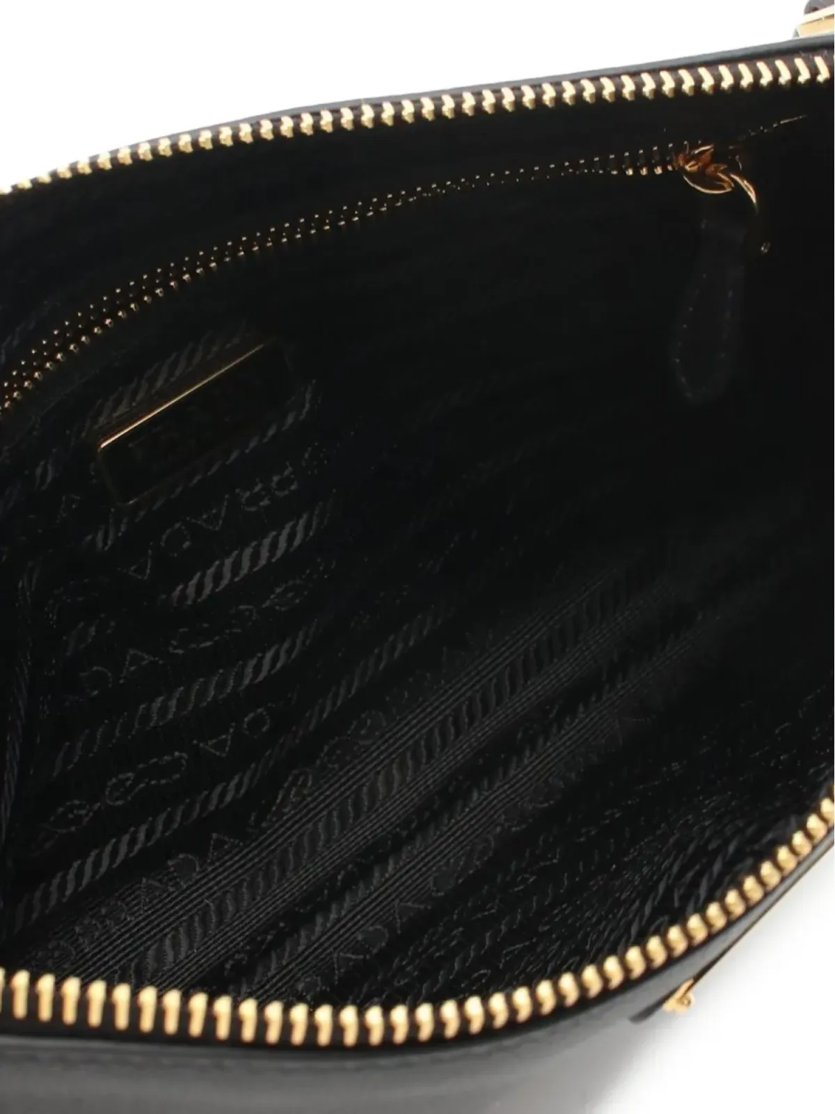 Prada ビンテージ 2010年代 レザー ショルダーバッグ - ブラック - 画像3
