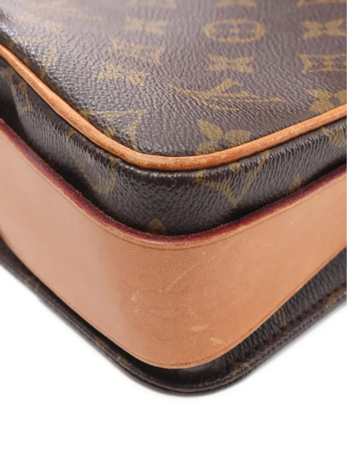 Louis Vuitton ビンテージ 1987 Cartouchiere MM ショルダーバッグ ブラウン - 画像5