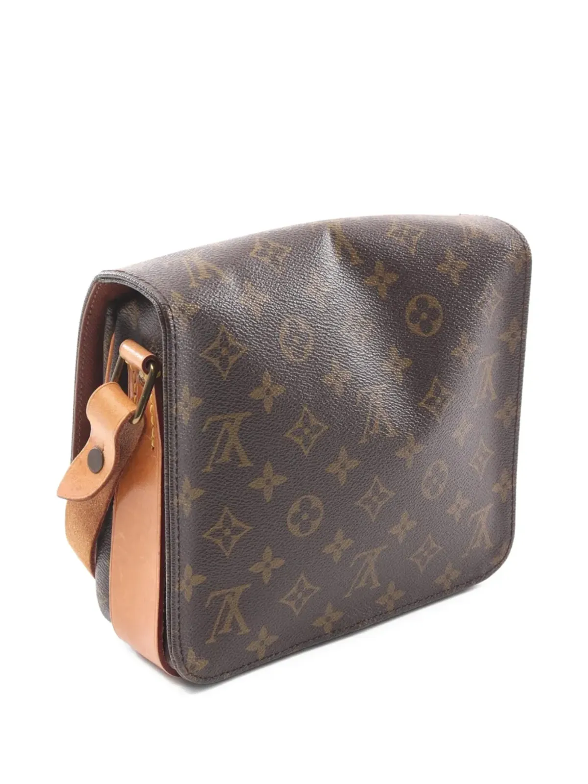 Louis Vuitton ビンテージ 1987 Cartouchiere MM ショルダーバッグ ブラウン - 画像2