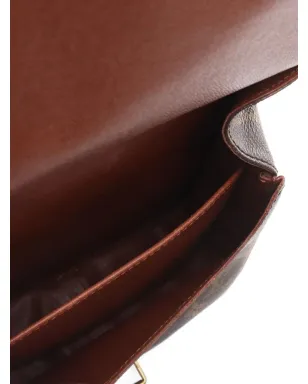 Louis Vuitton ビンテージ 1987 Cartouchiere MM ショルダーバッグ ブラウン - サムネイル3
