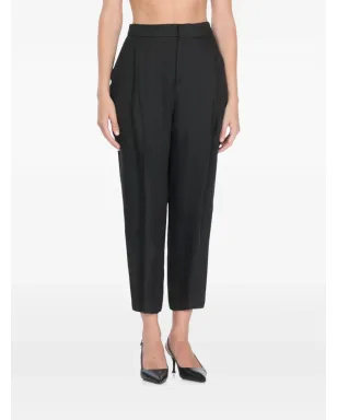 Elisabetta Franchi プリーツディテール ポケットパンツ - ブラック - サムネイル3