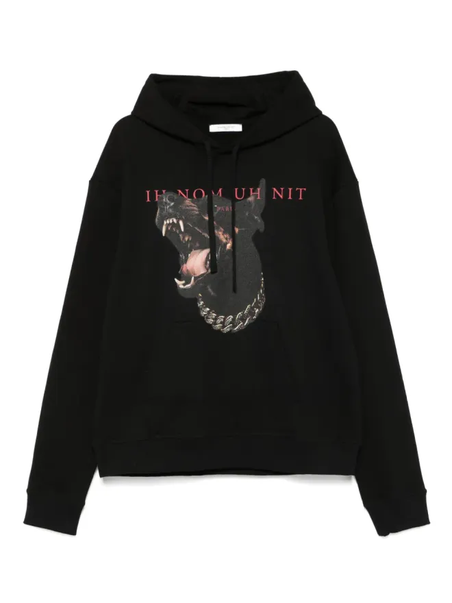 Ih Nom Uh Nit Ih Nom Uh Nit 犬プリント フーディーの商品画像