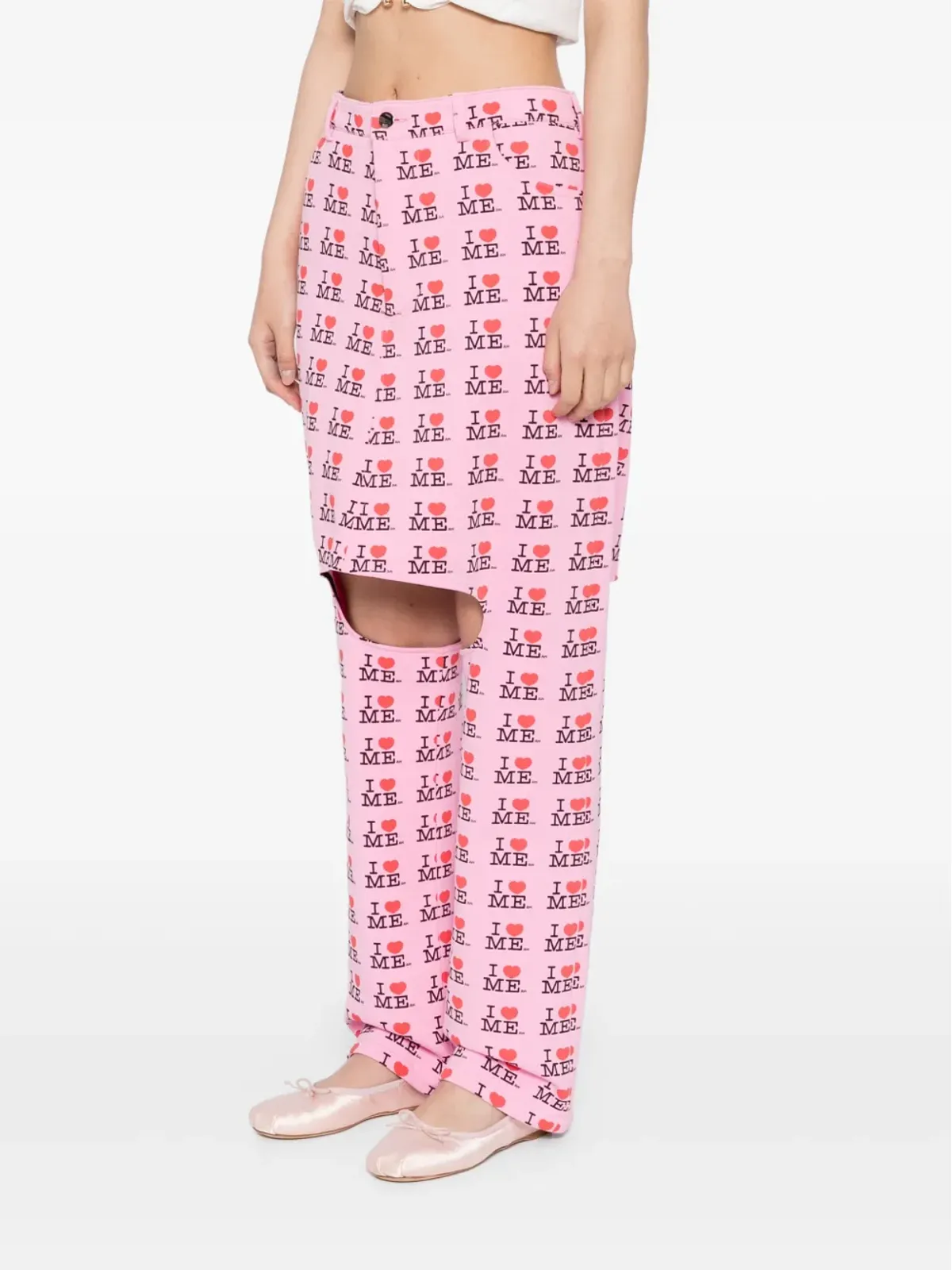 Ashley Williams I Heart Me Marley トラウザーズ ピンク - 画像3