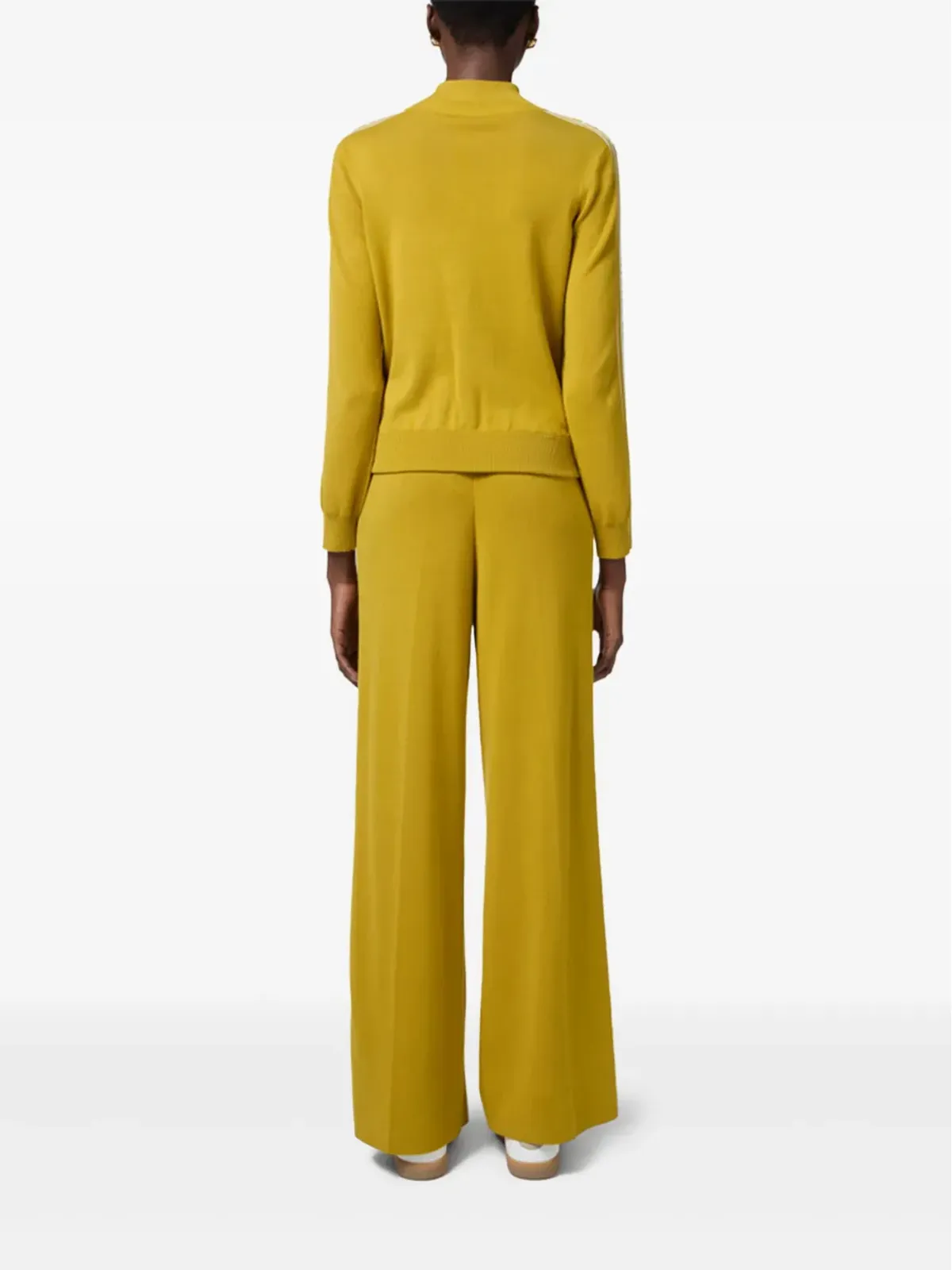 Elisabetta Franchi ジップフロント ストライプディテール カーディガン - イエロー - 画像3