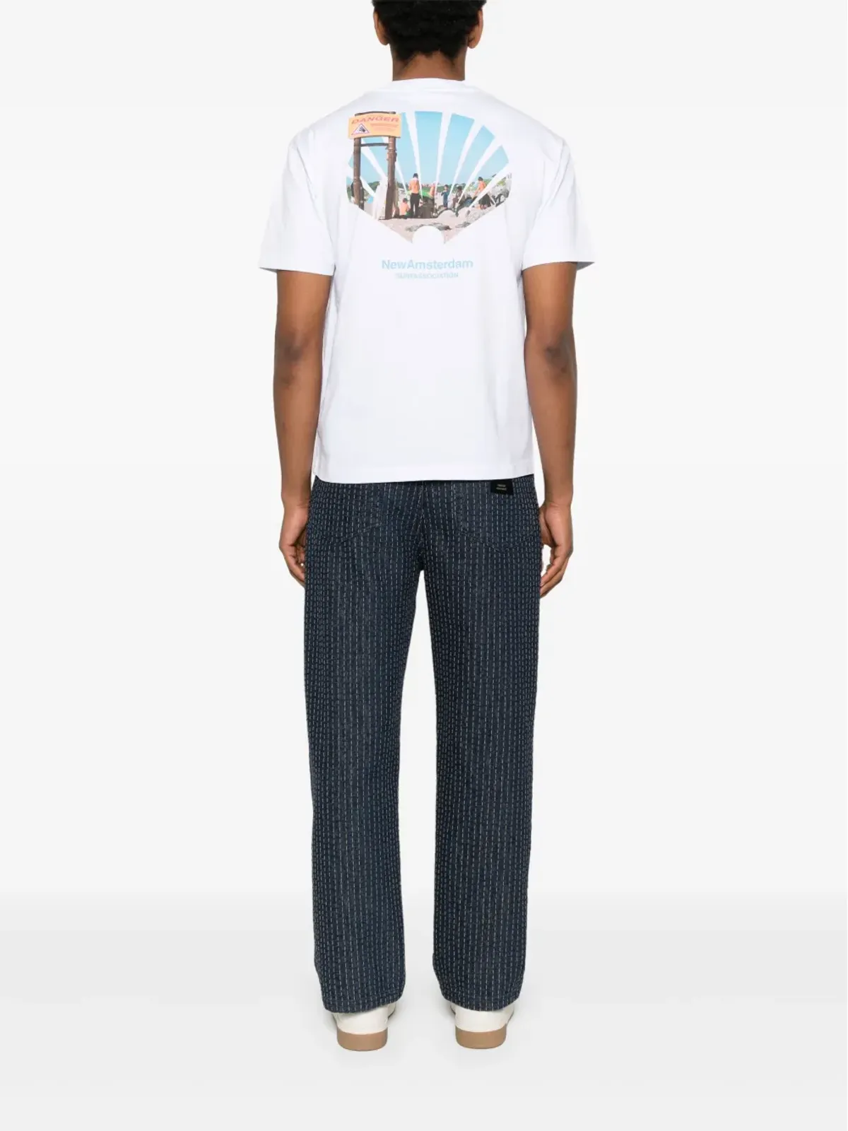 NEW AMSTERDAM コットンTシャツ - White - 画像2