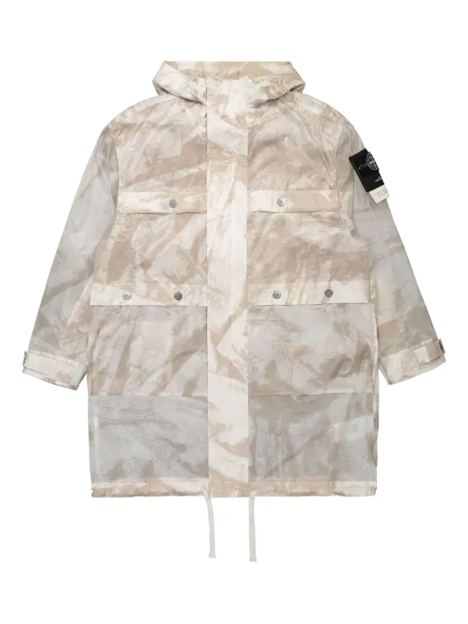 Stone Island Stone Island ロングパーカコート - ニュートラル系の商品画像