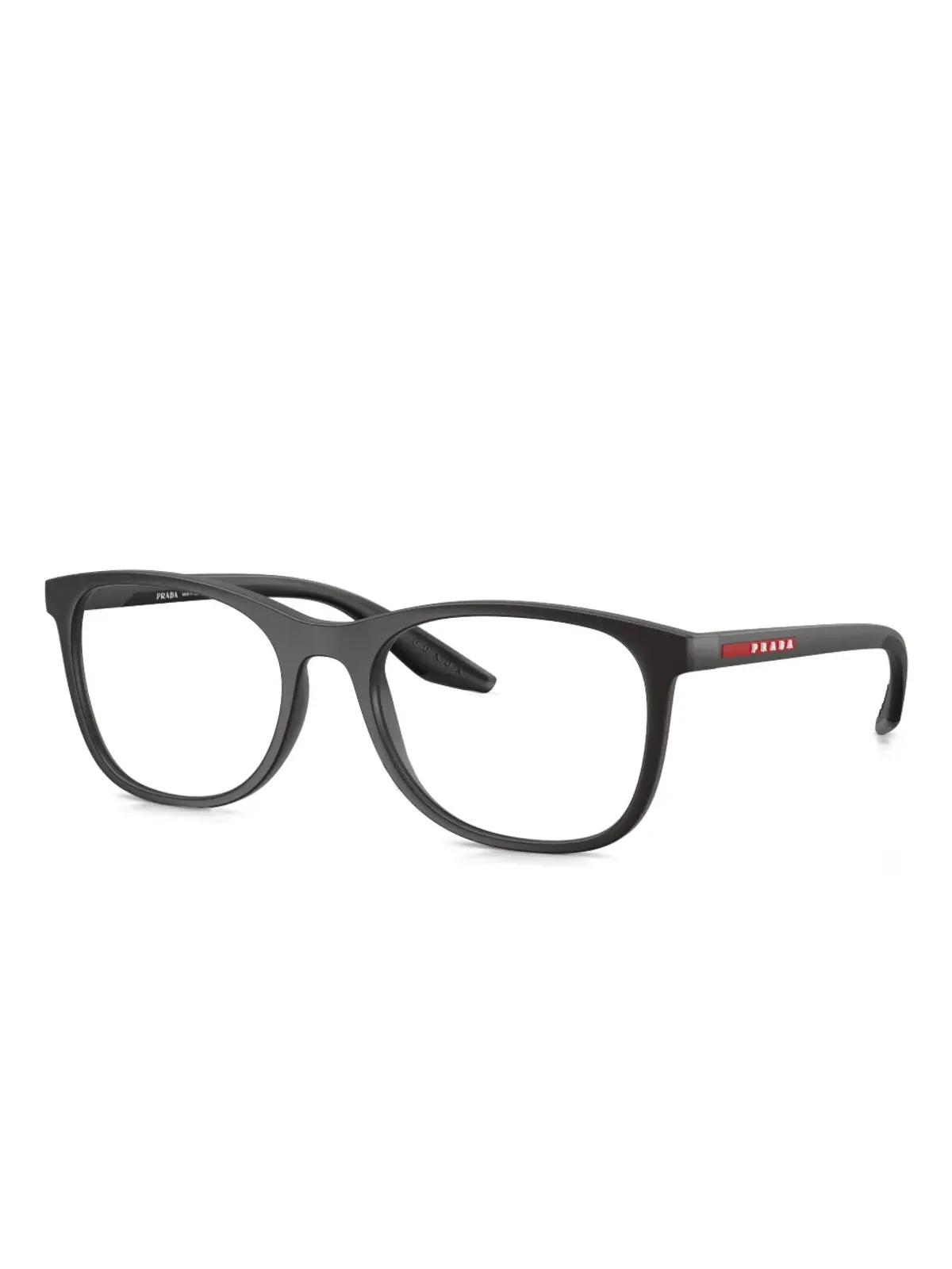 Prada Linea Rossa ウェイファーラー型メガネ - ブラック - 画像2