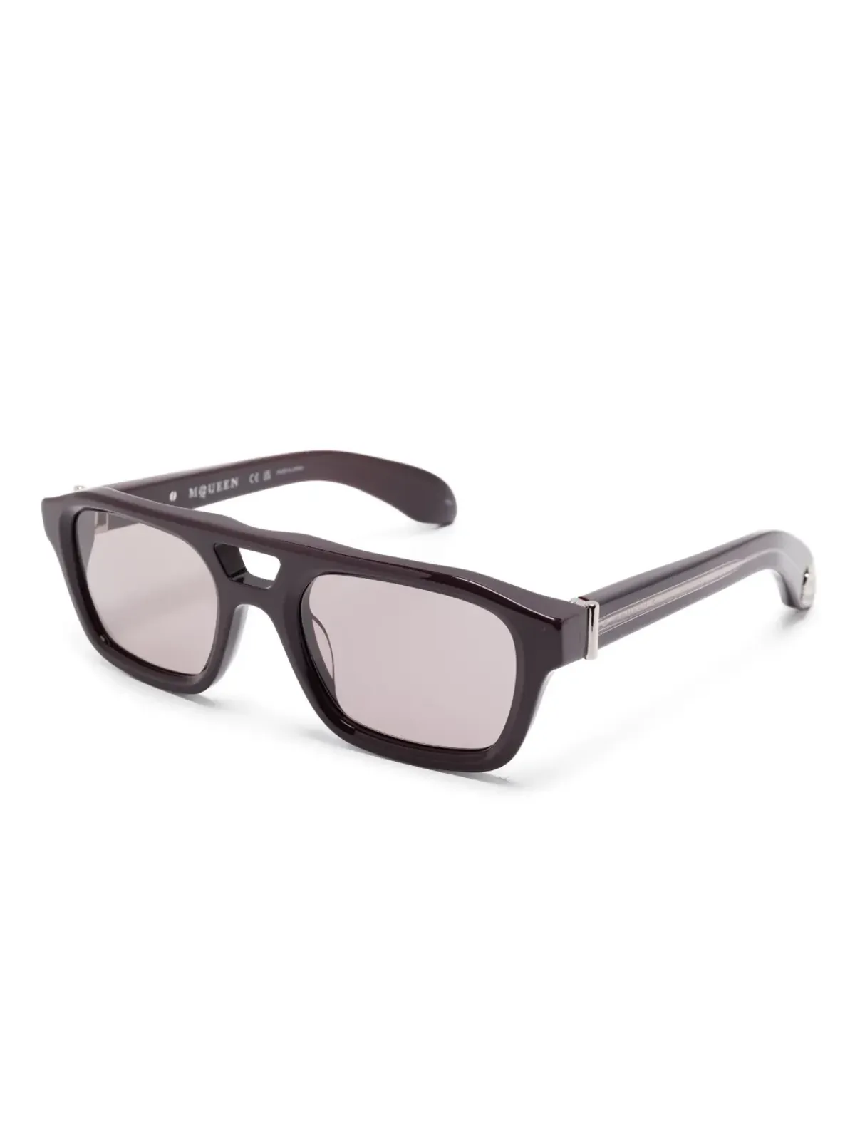Alexander McQueen Eyewear サングラス AM0505S 004 - パープル - 画像2