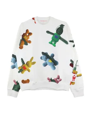 Walter Van Beirendonck プリントスウェットシャツ - ホワイト - サムネイル1