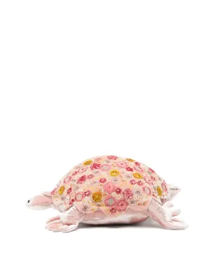 Anke Drechsel タートル型 大きめ刺繍 ソフトトイ - ピンク - サムネイル2
