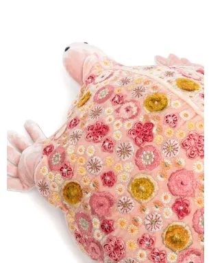 Anke Drechsel タートル型 大きめ刺繍 ソフトトイ - ピンク - サムネイル3