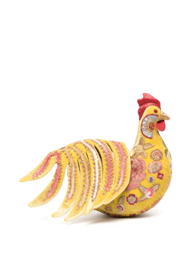 Anke Drechsel Anke Drechsel 雄鶏の大きな刺繍入りソフトトイの商品画像