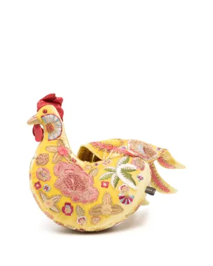 Anke Drechsel 雄鶏の大きな刺繍入りソフトトイ - サムネイル2