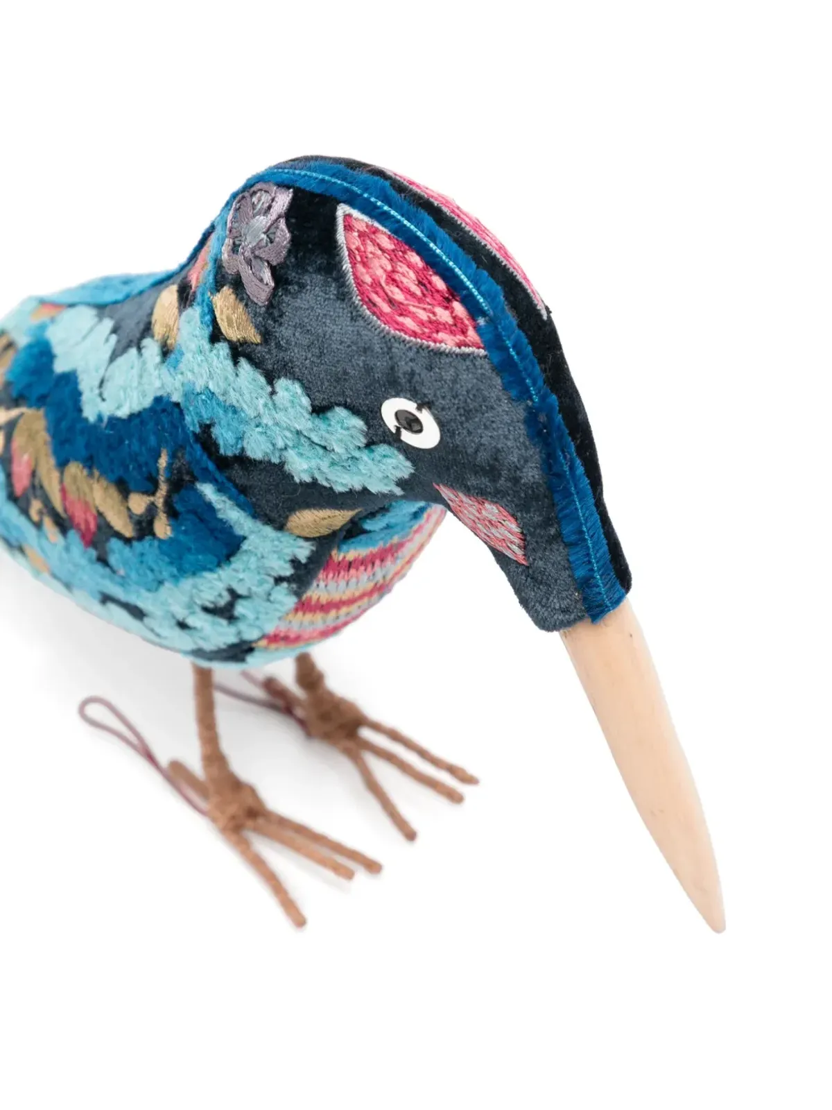 Anke Drechsel knigfisher 刺繍入りソフトトイ - 画像3