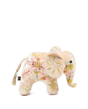 Anke Drechsel mini elephant embroidered soft toy - Blue - サムネイル1