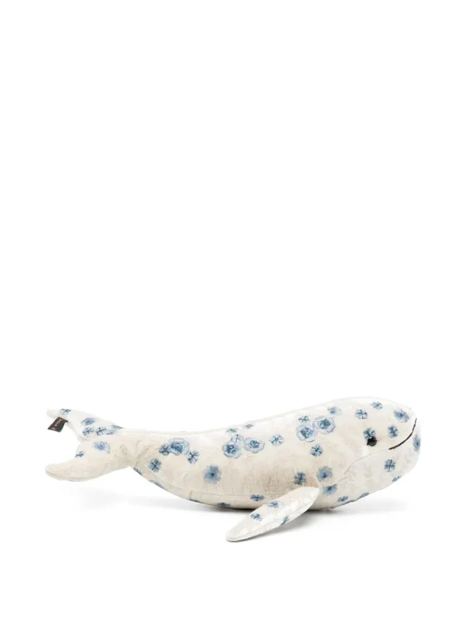 Anke Drechsel Anke Drechsel クジラの刺繍入りソフトトイ ブルーの商品画像