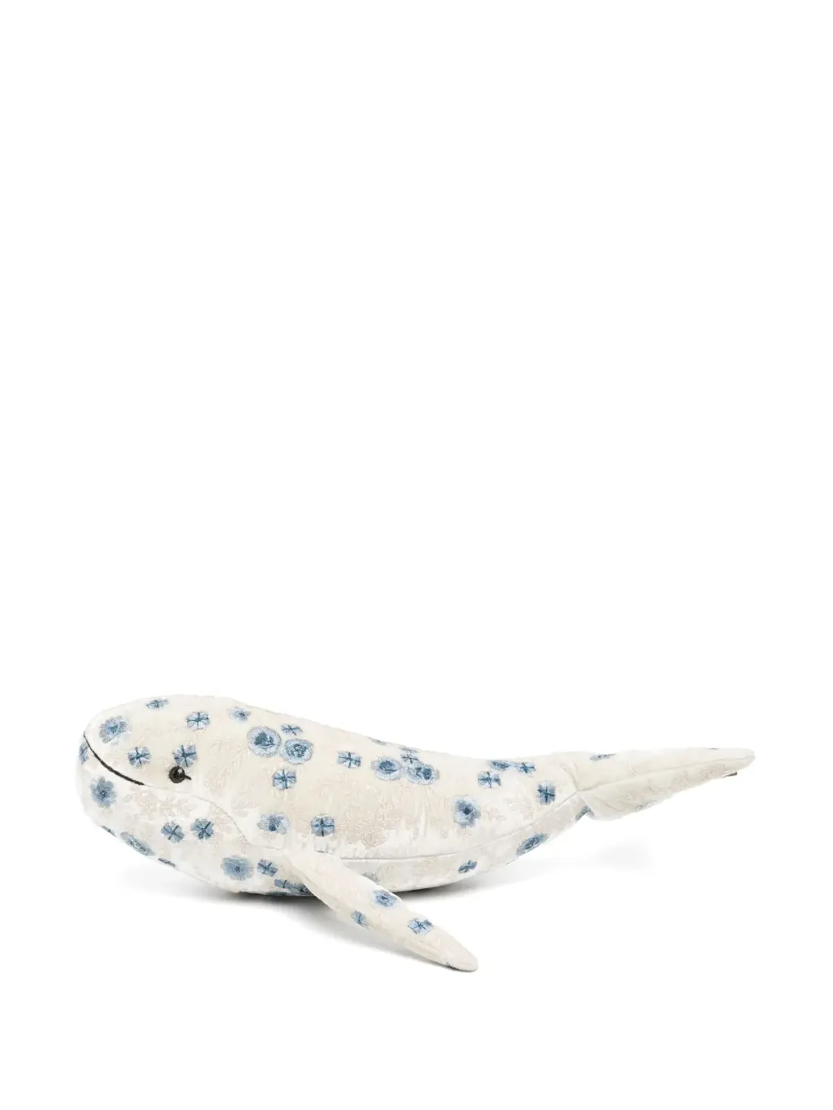Anke Drechsel クジラの刺繍入りソフトトイ ブルー - 画像2