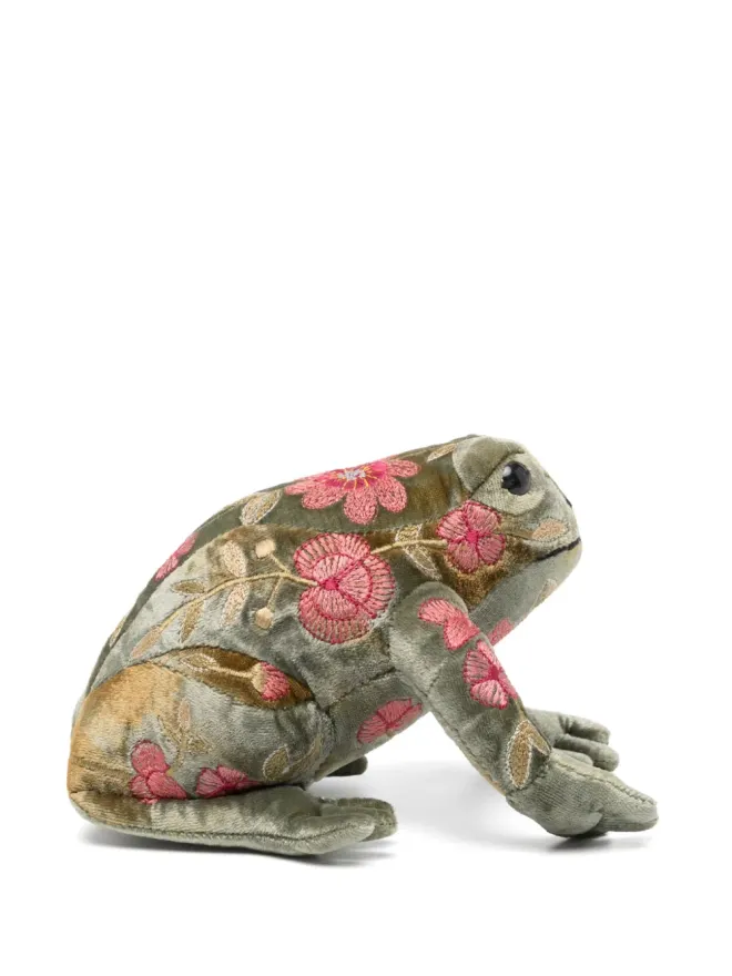 Anke Drechsel Anke Drechsel カエルの刺繍入りソフトトイ - グリーンの商品画像