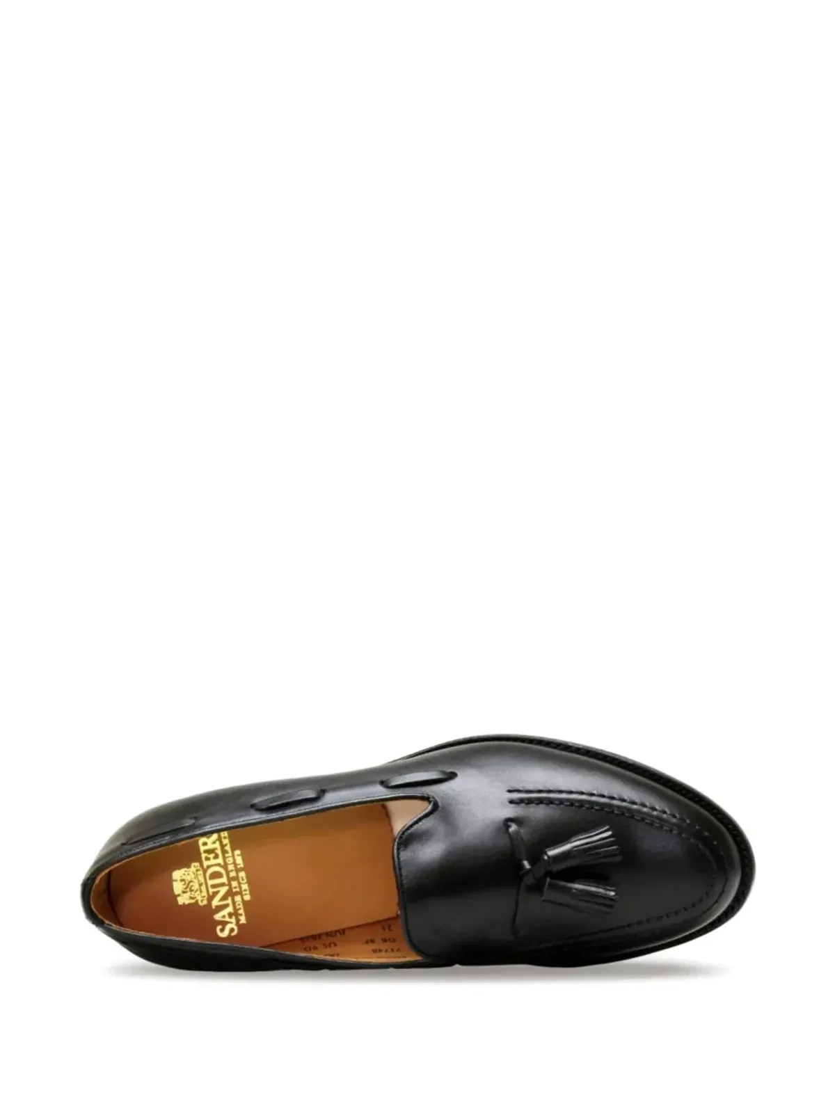 Sanders Finchley tassel-detail ローファー - ブラック - 画像3