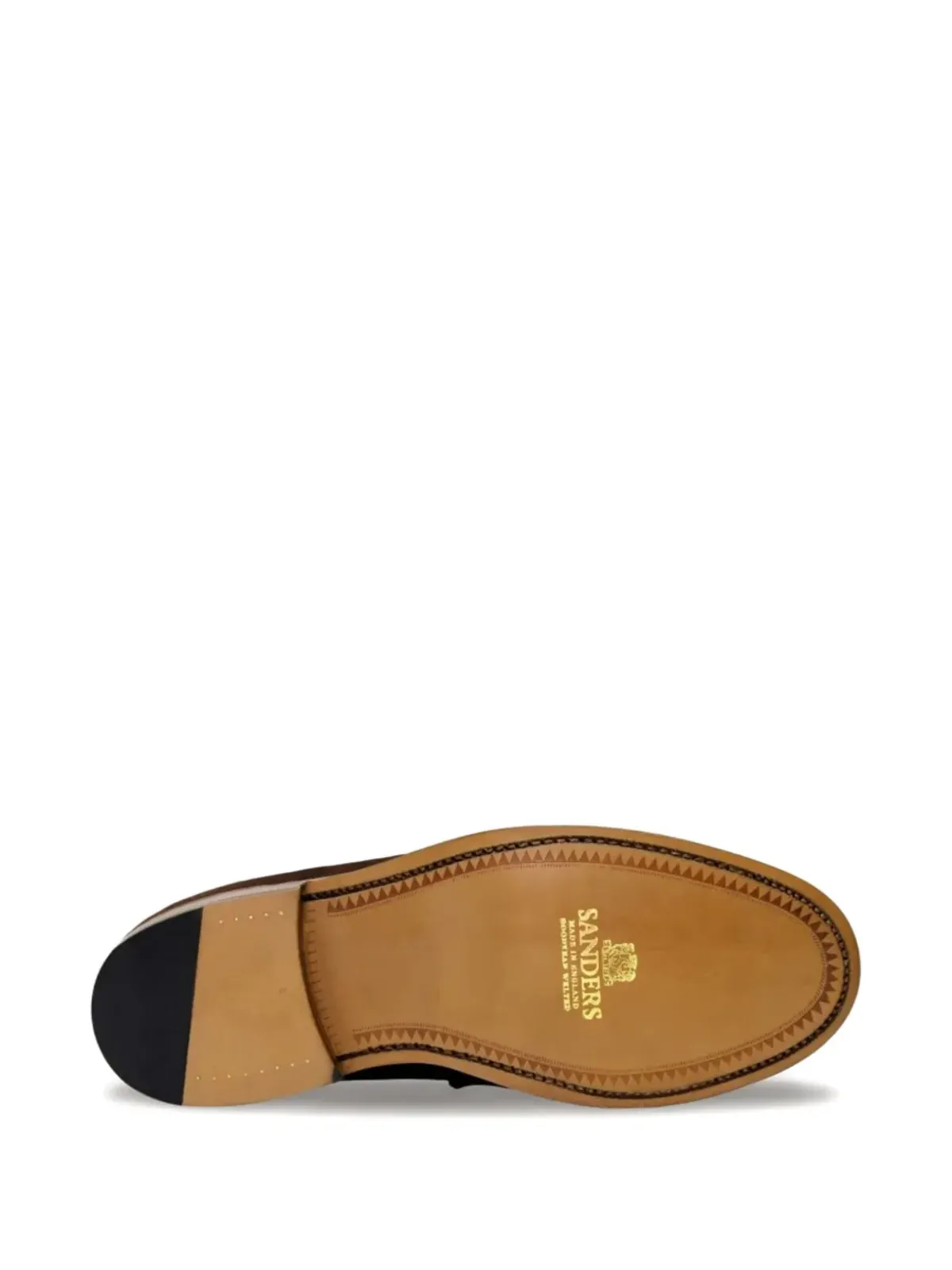 Sanders Aldwych suede penny loafers - 画像4