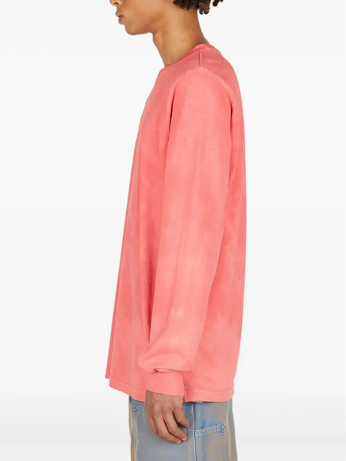 NOTSONORMAL washed long-sleeve crew neck T-shirt - 画像3