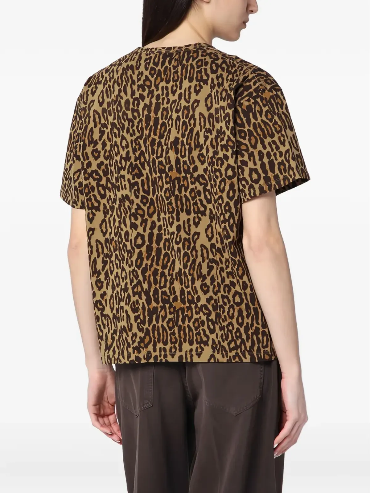 6397 ヒョウ柄半袖Tシャツ - 画像4
