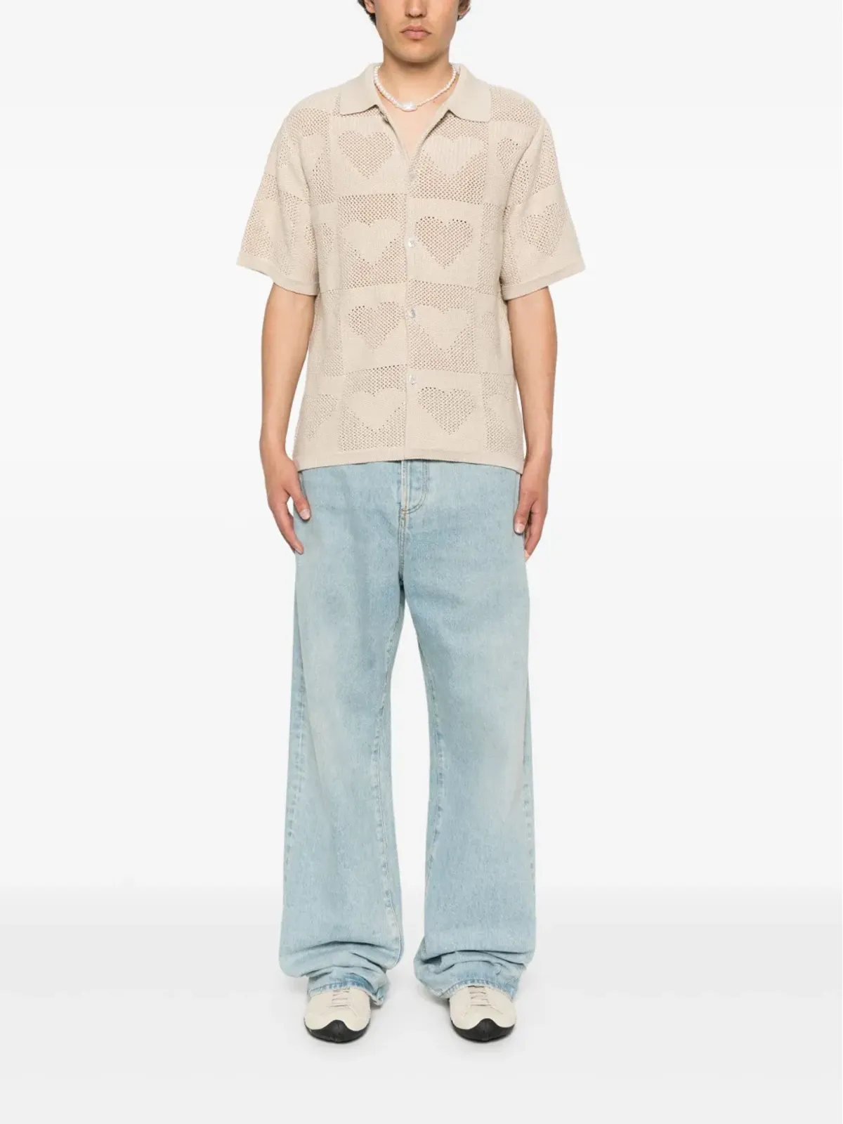 CARNE BOLLENTE Cupids Net shirt - 画像2