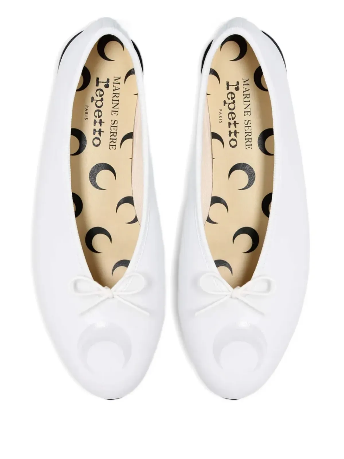 Repetto Lilouh crescent-moon バレエフラットシューズ - 画像2