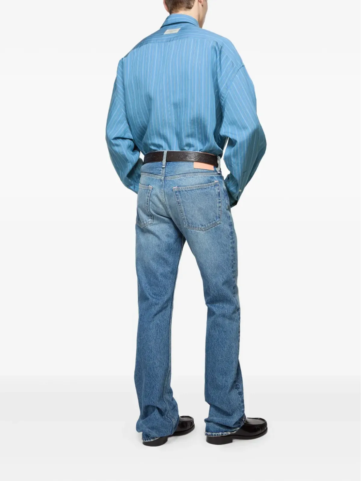 Acne Studios ストライプ柄ボタンアップシャツ - 画像3