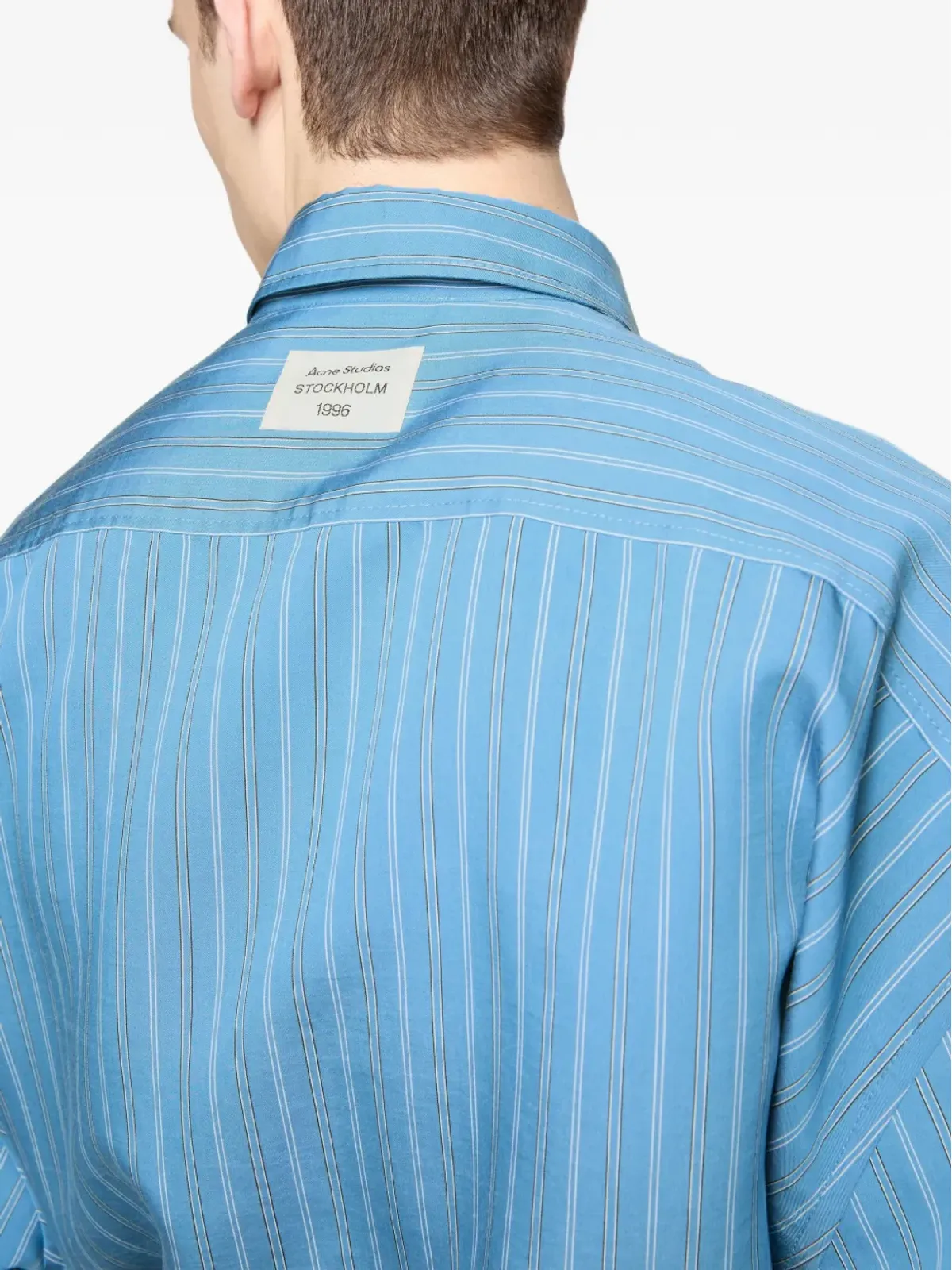 Acne Studios ストライプ柄ボタンアップシャツ - 画像4