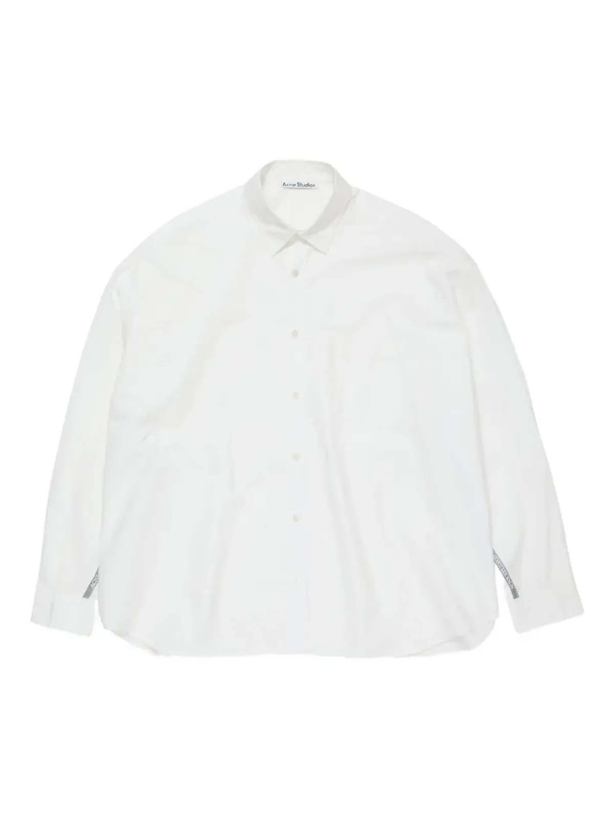 Acne Studios ロゴディテール コットンシャツ - 画像1