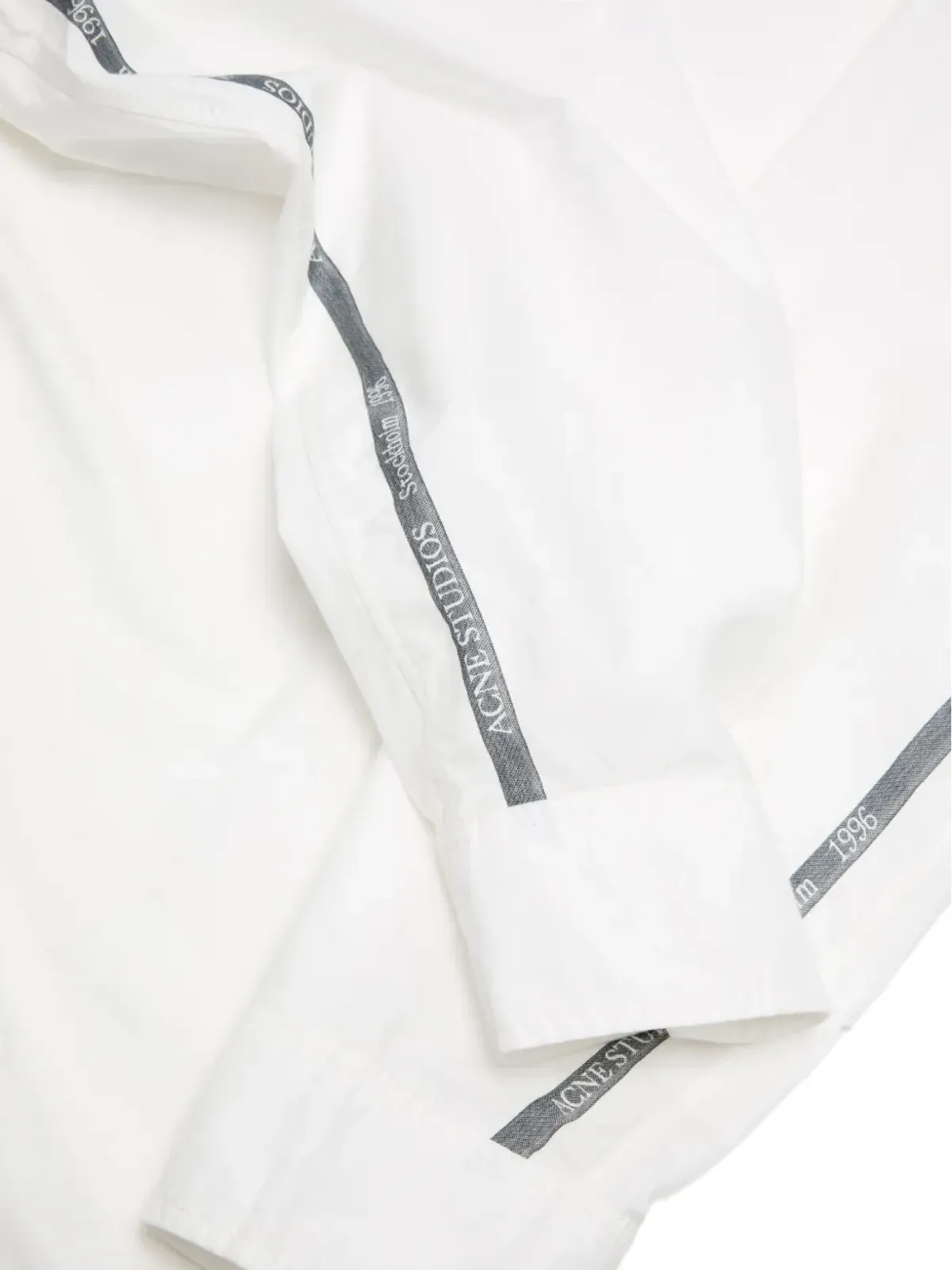 Acne Studios ロゴディテール コットンシャツ - 画像5